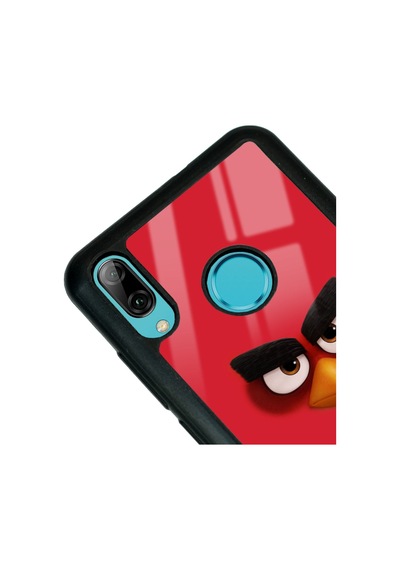 Huawei Mate 20 Lite Red Tasarımlı Glossy Telefon Kılıfı Siyah