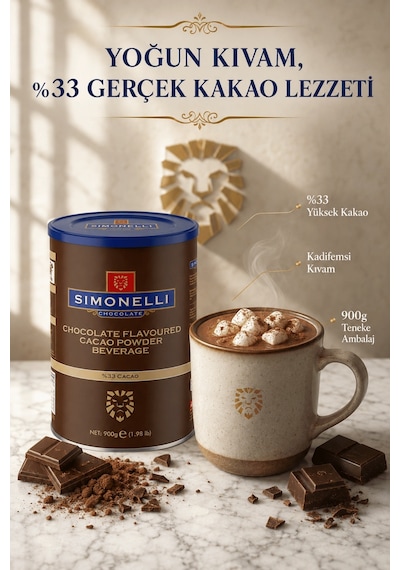 Simonelli Sıcak Çikolata 900 G