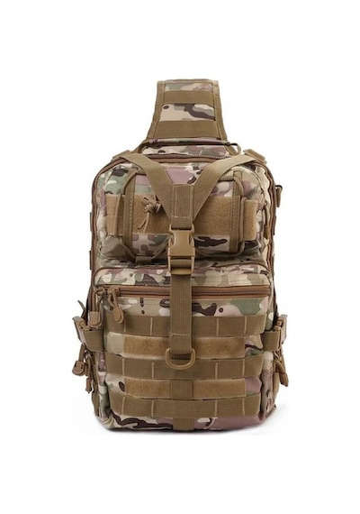 Taktikal Tk1002 Bodybag 20 Lt Çapraz Askılı Çanta Kamuflaj Haki