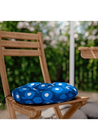Ikea Klösan Dış Mekan Sandalye Minderi, Koyu Mavi, 35 Cm