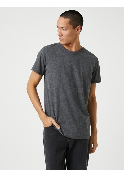 Koton Basic Tişört Slim Fit Bisiklet Yaka Kısa Kollu Pamuklu Gri 3sam10057hk 3sam10057hk031 Gri Koton Basic Tişört Slim Fit Bisiklet Yaka Kısa Kollu Pamuklu Gri 3sam10057hk 3sam10057hk031 Gri