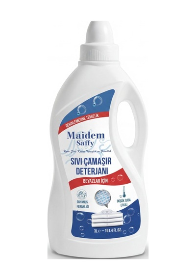 Maidem Saffy Sıvı Çamaşır Deterjanı Beyaz 3 Litre 3 L