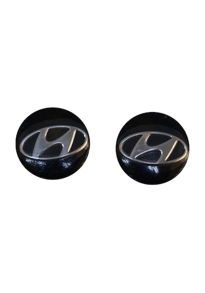 Hyundai Araç Anahtar Logo Amblemi Kumanda Logo Çap: 14 Mm 2 Adet