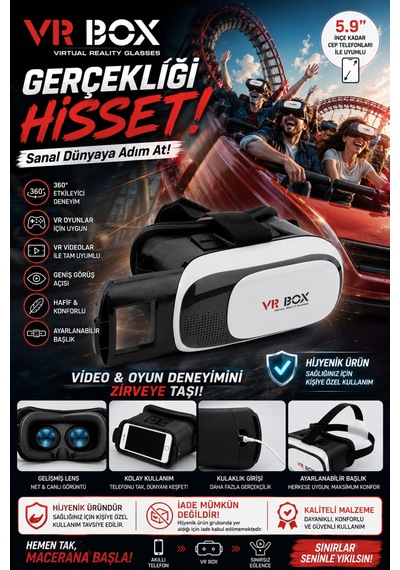 3d 2 Sanal Gerçeklik Gözlüğü 3dvr