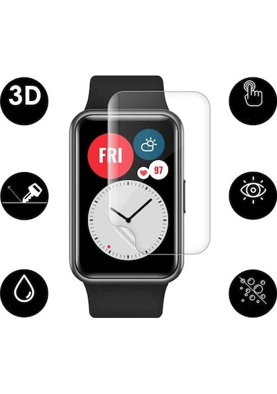 Huawei Watch Fit Zore Narr Tpu Body Ekran Koruyucu