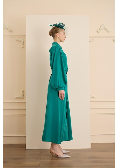 Senna Soleıl Dress Zümrüt Zümrüt