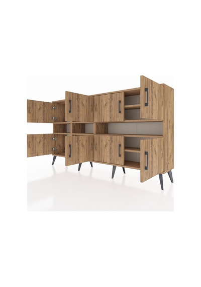 Arges Konsol 8 Raflı 8 Kapaklı 176x30x99 Çam-çam Atlas Çam - Atlas Çam Arges Konsol 8 Raflı 8 Kapaklı 176x30x99 Çam-çam Atlas Çam - Atlas Çam