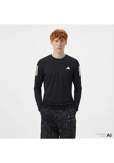Adidas Own The Run Erkek Siyah Koşu T-shirt In1486