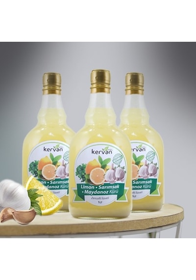 Emr Kervan Limon&Sarimsak&Maydanoz Kürü 1000 ML x 3 Adet