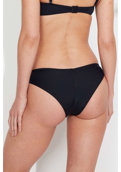 U.S. Polo Assn. Kadın Siyah Brazilian Bikini Alt 21512
