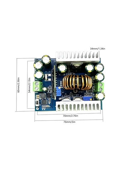 500w 18a Dc-dc Ayarlanabilir Buck Dönüştürücü Gerilim Voltaj Düşürücü Modül