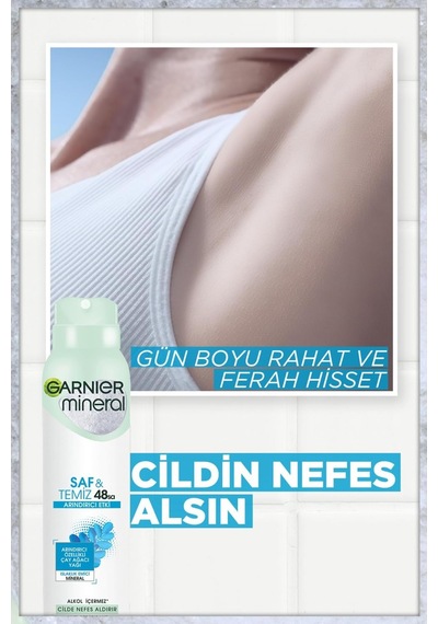 Garnier Mineral Saf & Temiz Deodorant 150 Ml