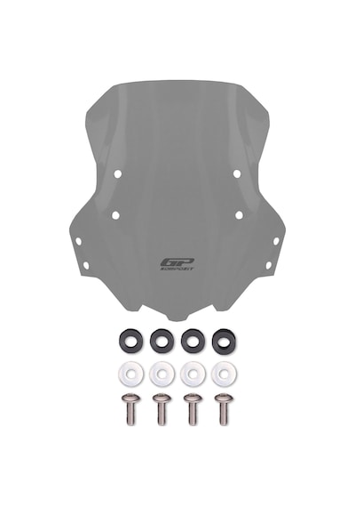 Gp Kompozit Benelli Trk 502 / 502x 2018-2023 Uyumlu Ön Cam Füme 41 Cm