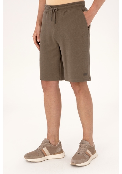 U.s. Polo Assn. Erkek Vizon Şort Örme 50300107-vr052 Vizon