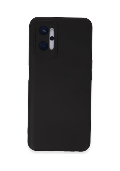 Realme 9i 4g Uyumlu Kılıf Nano İçi Kadife Silikon - Siyah