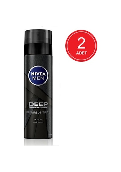 Nivea Men Deep Dimension Kusursuz Tıraş Jeli 2 x 200 ML