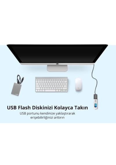 Ugreen Usb-a 2.0 Uzatma Kablosu Siyah 1.5 Metre, 10315
