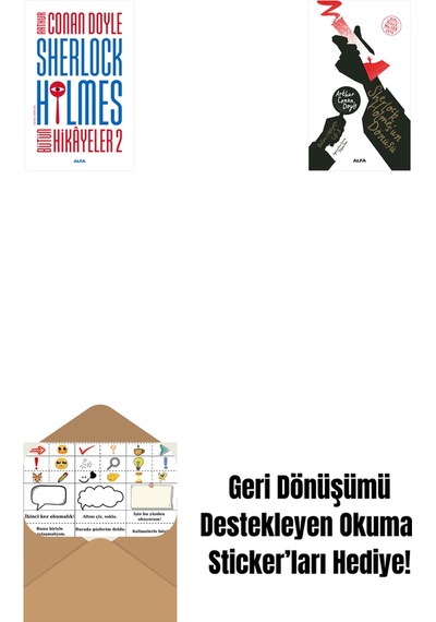Sherlock Holmes - Bütün Hikayeler 2 Ciltli + Sherlock Holmes'un Dönüşü + Okuma Sticker'ları