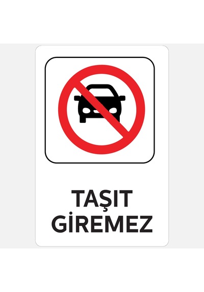 Ekstrafix Yul-438 25x35cm Taşıt Giremez 8'li Avantaj Paketi Mıchu