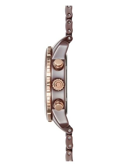 Obaku Denmark V278gcxncn Quartz Seramik Kahverengi 43 Mm Erkek Kol Saati Kahverengi