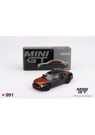 Mini Gt Bentley Flying Spur Orange Flame / Onyx 991 1/64