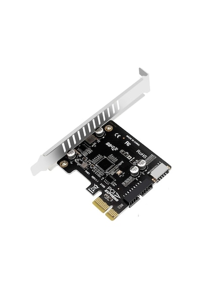 4614 Pci-e Express To Type-e Usb 3.0 19 Pin Vl805 Anakart Ön Pane