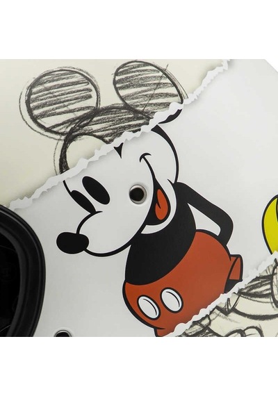 Hjc V31 Disney Mickey Sketch MC1SF Açık Kask-11387 Çok Renkli