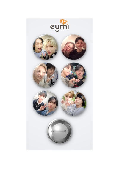 Stray Kids Kpop Grubu Felix Ve Hyunjin Ve Grubu Han Ve Lee Know 6'lı Metal Rozet Seti 58mm İğneli Buton Çanta Yaka Rozeti Çok Renkli