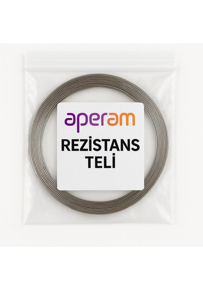 Aperam Rezistans Teli - Isıtıcı Tel - 20 Metre - 0.3 Mm Çap, Nikel-krom Alaşımı, 1000 C Dayanıklı, 14.7 Ω/m D