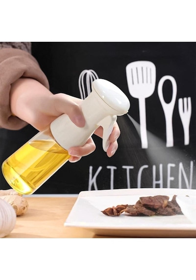 Cam Yağ Spreyi Dekoratif Püskürtücü Cam Sprey Şişe 200 Ml 001