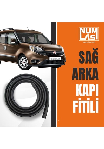 Fiat Doblo 2015-2022 Sağ Arka Kapı Fitili-a Kalite-numlas-nm4246