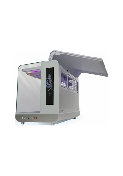 Quadro Qx100 Eagle Usb 3.2 Rgb Atx Mid Tower Beyaz Kasa
