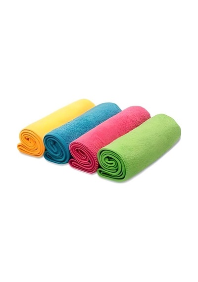 Süper Emici 40x40cm 4'lü Mikrofiber Bez Mavi-pembe-sarı-yeşil Mavi-pembe-sarı-yeşil