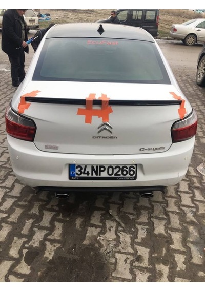 Citroen C-Elysee Spoiler Geniş