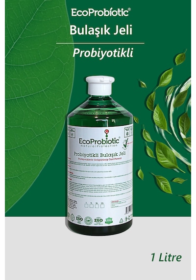 Probiyotikli Bulaşık Jeli 1 Lt. Temiz İçerikli, Çevre Dostu, Ağır Kimyasal İçermez