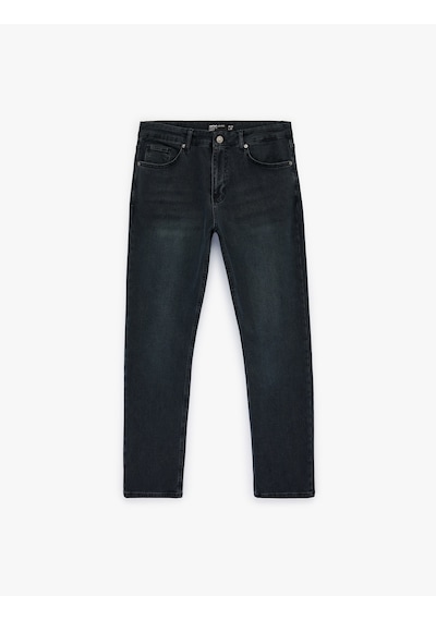 Koton Normal Bel Cepli Pamuklu Slim Fit Jean Pantolon - Brad Jean İndigo Stone 6sam40141nd İndigo - Taş Koton Normal Bel Cepli Pamuklu Slim Fit Jean Pantolon - Brad Jean İndigo Stone 6sam40141nd İndigo - Taş