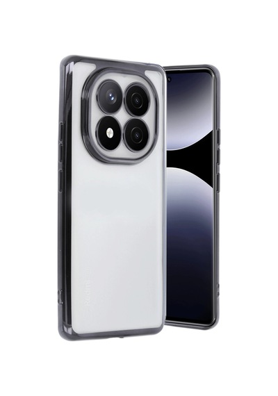 Xiaomi Redmi Note 14 Pro 4g Kılıf Razer Lensli Silikon - Siyah -