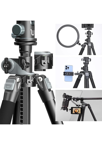 Ulanzi Mt-59 Katlanabilir Çok Fonksiyonlu Alüminyum Tripod Monopod