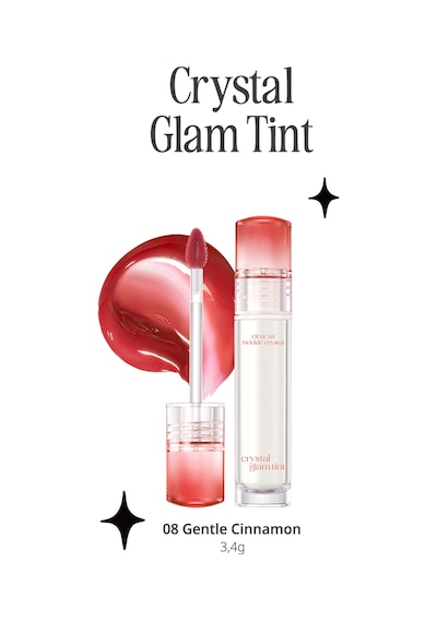 Clio Crystal Glam Tint 08 Gentle Cinnamon 08