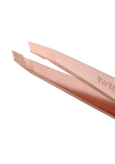 Tweezerman Rose Gold Slant Tweezer Cımbız Altın - Pembe