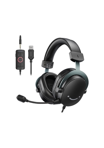 Fıfıne 3,5 Mm Ses Jaklı Oyun Usb Kulaklığı, 7.1 Surround Ses, Çıkarılabilir Mikrofon, Ses Kontrolü, Sku: Smgstkd688651b54