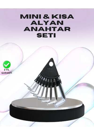 9 - 437 - Parça Alyan Anahtar Seti Farklı Metrik Ölçü - Csmo-tex - Pratik Tma