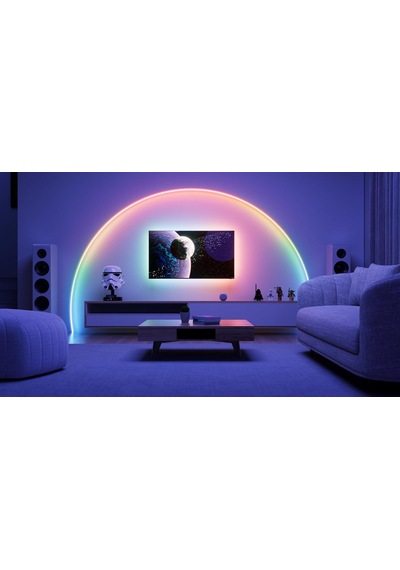 Matter Essentials Hd Işık Şeridi, 5m Adreslenebilir Rgbıc Led Şerit Akıllı, Wi-fi Ve Bluetooth Üzerinden Matt Çok Renkli
