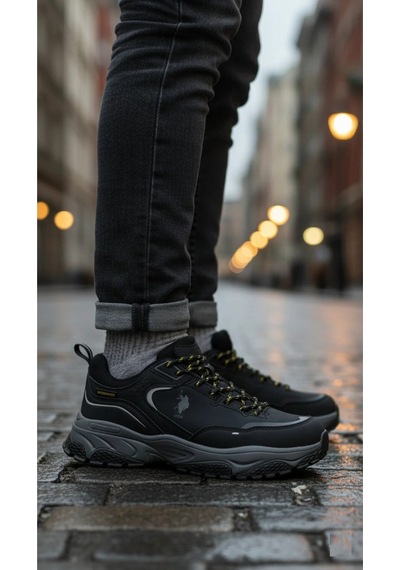 U.s. Polo Assn. Men Su Geçirmez Outdoor Erkek Ayakkabı 867800000763 01 Siyah Siyah