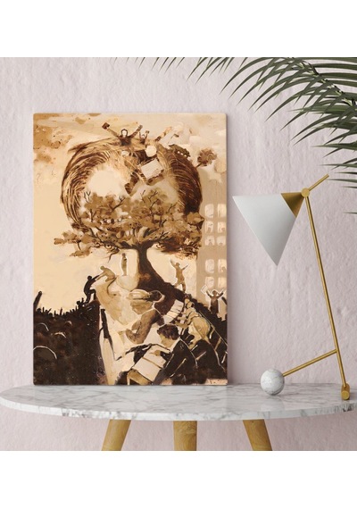 Bk Gift Atatürk Temalı Kanvas Tablo 30X50Cm-41 (507630101)