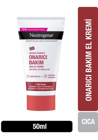 Neutrogena Cica Onarıcı Bakım El Kremi 50 ML