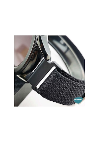 Microsonic Samsung Uyumlu Galaxy Watch 5 Pro 45mm Kordon Alpine Loop Turuncu
