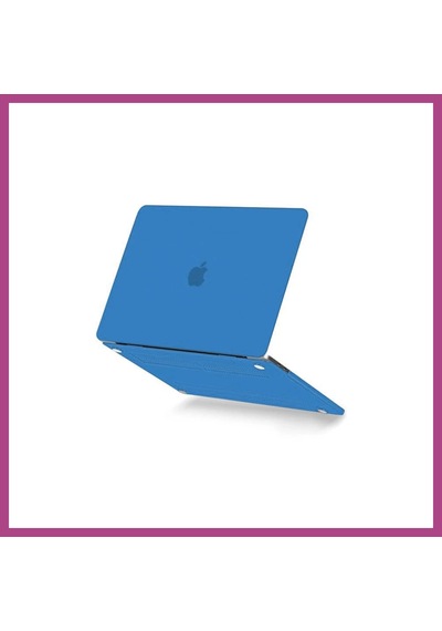 Gees Global Macbook Pro 13 2020 Macbook Buzlu Kapak - Mavi Gbzs