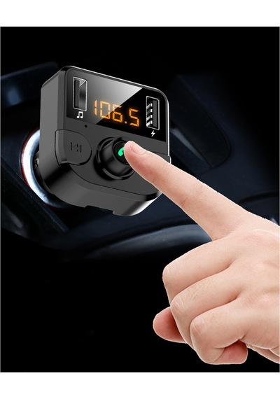 12v-24v Araçlarla Uyumlu, Çok Fonksiyonlu Bluetooth Car Fm Vericisi