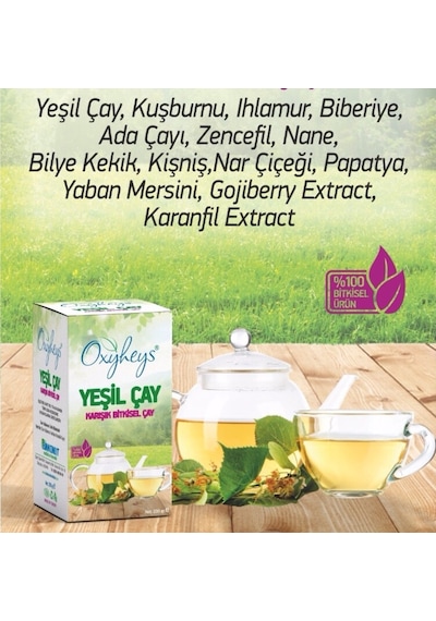 Oxyheys Karışık Bitkisel Yeşil Çay